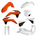 Acerbis Full Plastic Kit Original 16 Orange 