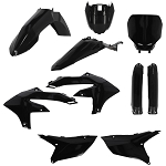 Acerbis Full Plastic Kit With Tank Cover Black