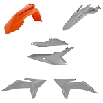 Acerbis Replica Plastic Kit Orange/Grey  