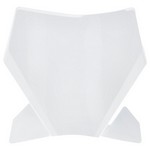 Acerbis Front Number Plate White